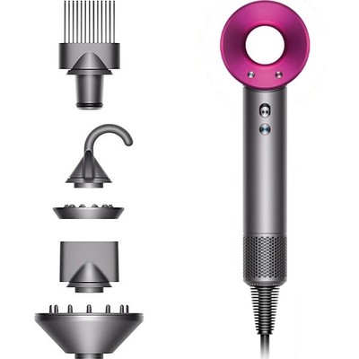 Фен Dyson Supersonic HD08 Iron/Fuchsia, фуксия - фото 30073