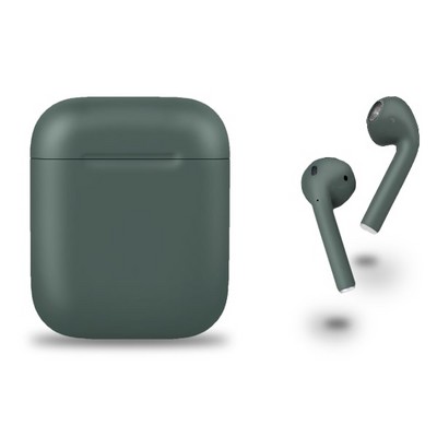 Беспроводные наушники Apple AirPods 2 Custom матовый, Серый болотно-зелёный - фото 30166