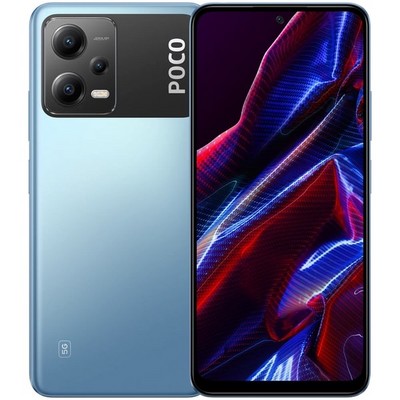 Смартфон Xiaomi POCO X5 5G 6/128 ГБ Global, Dual nano SIM, голубой - фото 32252