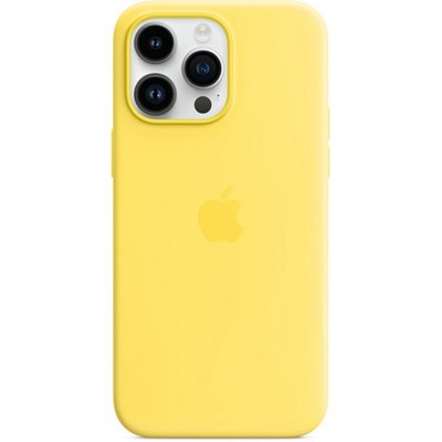 Чехол Apple iPhone 14 Pro Max Silicone MagSafe - Canary Yellow - фото 32527