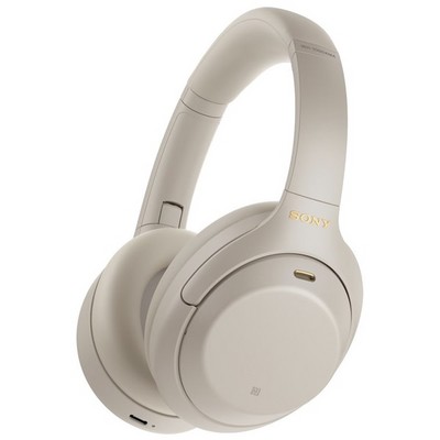 Беспроводные наушники Sony WH-1000XM4, серебристый - фото 38134