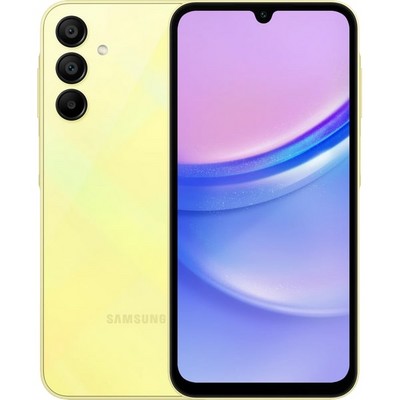 Смартфон Samsung Galaxy A15 4G 8/256 ГБ, Dual nano SIM, желтый - фото 38432