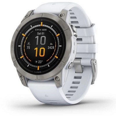 Умные часы Garmin epix Pro (Gen 2) Sapphire Edition 47 mm White 010-02803-21 - фото 38813