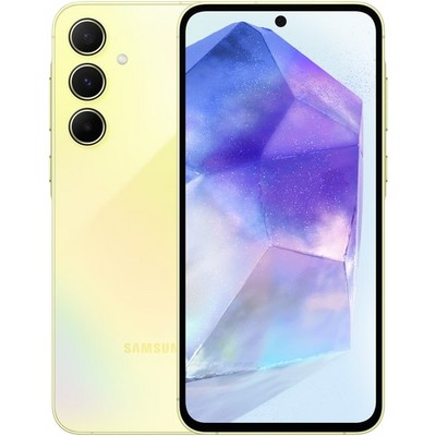 Смартфон Samsung Galaxy A55 5G 8/128 ГБ, желтый - фото 39586