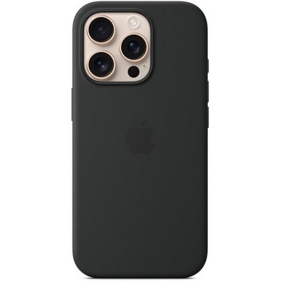 Чехол Apple iPhone 16 Pro Silicone Case with MagSafe – Black - фото 43006