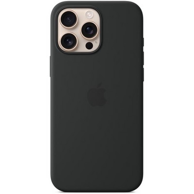 Чехол Apple iPhone 16 Pro Max Silicone Case with MagSafe – Black - фото 43025