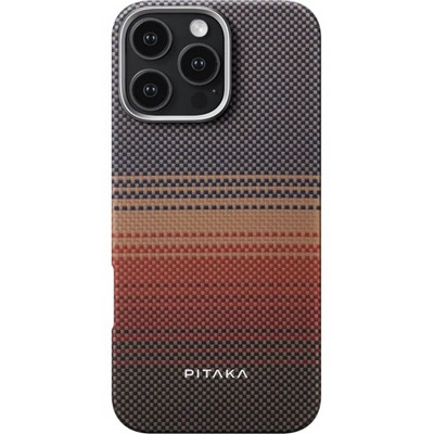 Чехол Pitaka Tactile Woven case для iPhone 16 Pro, Sunset - фото 43998