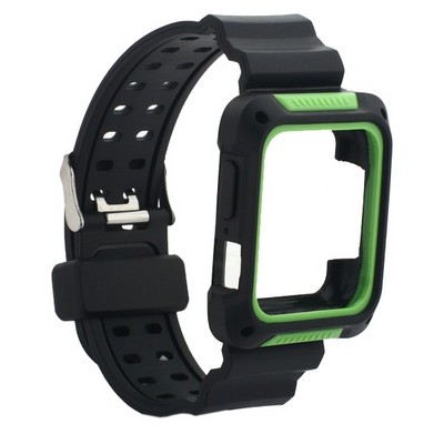 Ремешок COTECi W39 Integrated Movement Band (WH5267-BG) для Apple Watch 40мм/ 38мм 42мм Черно-Зеленый - фото 7115