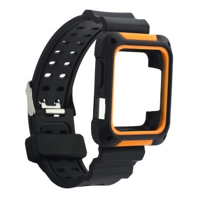 Ремешок COTECi W39 Integrated Movement Band (WH5267-BO) для Apple Watch 40мм/ 38мм 42мм Черно-Оранжевый - фото 7117