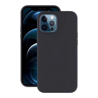 Чехол-накладка силикон Deppa Soft Silicone Case D-87769 для iPhone 12 Pro Max (6.7") Черный - фото 10541