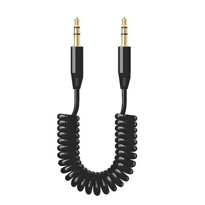 Кабель Deppa D-72155 AUX Audio Cable 3.5mm-3.5mm витой (1.2 м) Черный - фото 11565