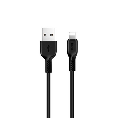 Дата-кабель USB Hoco X20 Flash Lightning (2.0 м) Черный - фото 13047