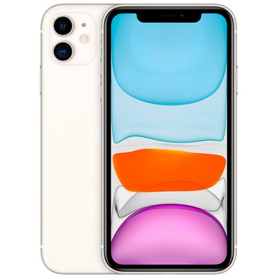 Смартфон Apple iPhone 11 128 ГБ, белый - фото 13198