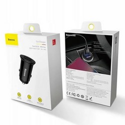 Разделитель автомобильный Baseus Dual QC3.0 Car Charger 30W (2USB: 5V & 4.5A) CCALL-YD01 Черный