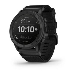 Умные часы Garmin tactix Delta - Solar черный DLC с нейлоновым ремешком