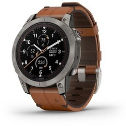 Умные часы Garmin Fenix 7 Pro Sapphire Solar Titanium Grey Brown 010-02777-30