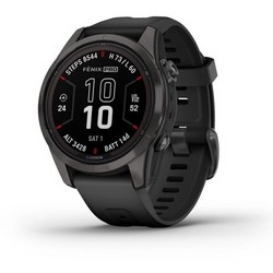 Умные часы Garmin Fenix 7S Pro Sapphire Solar Carbon Grey 010-02776-11