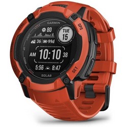 Умные часы Garmin Instinct 2X Solar Red 010-02805-01