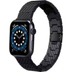 Карбоновый браслет Pitaka для Apple Watch Series 9-1, SE и Ultra 2 / Ultra (38/40/41/42/44/45/49мм) - Modern