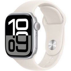 Умные часы Apple Watch Series 10 GPS 42mm Silver Aluminum Starlight Sport Band