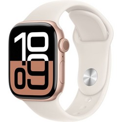 Умные часы Apple Watch Series 10 GPS 42mm Rose Gold Aluminum Starlight Sport Band