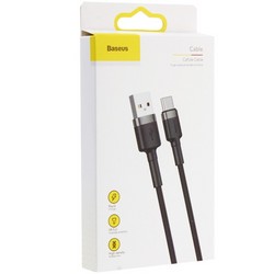 Дата-кабель USB Baseus Cafule cable for Type-C (CATKLF-BG1) (1.0 м) Черный