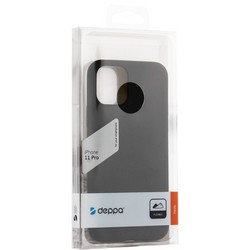 Чехол-накладка силикон Deppa Gel Color Case Basic D-87225 для iPhone 11 Pro (5.8") 0.8мм Черный