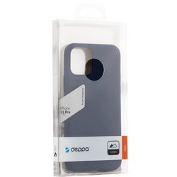 Чехол-накладка силикон Deppa Gel Color Case Basic D-87226 для iPhone 11 Pro (5.8") 0.8мм Синий