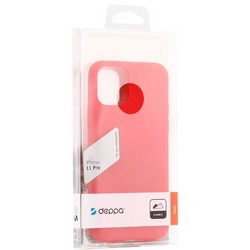 Чехол-накладка силикон Deppa Gel Color Case Basic D-87227 для iPhone 11 Pro (5.8") 0.8мм Красный