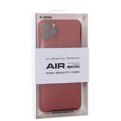 Чехол-накладка пластиковая KZDOO Air Skin 0.3мм для Iphone 11 Pro Max (6.5") Красная