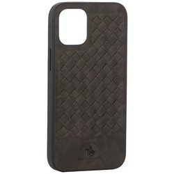 Накладка кожаная Club Ravel Series для iPhone 12 mini (5.4") Серая