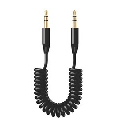 Кабель Deppa D-72155 AUX Audio Cable 3.5mm-3.5mm витой (1.2 м) Черный