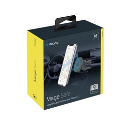 Автомобильный держатель магнитный Deppa Mage Safe D-55186 (до 200 гр.) универсальный в решетку Черный