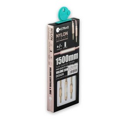 Кабель с микрофоном COTECi S3 Nylon Audio line with Mic CS5059-CE 3.5mm (1.5 м) Золотистый