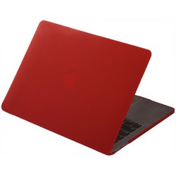 Защитный чехол-накладка HardShell Case для Apple MacBook New Pro 16" Touch Bar (2019г.) A2141 матовая Бордовая