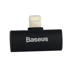 Аудио-переходник Baseus L46 IP Male to iP+iP Female Adapter (2 порта Lightning) CALL46-01 Черный