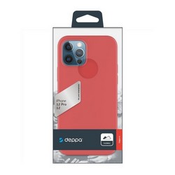 Чехол-накладка силикон Deppa Gel Color Case D-87751 для iPhone 12/ 12 Pro (6.1") 1.0мм Красный