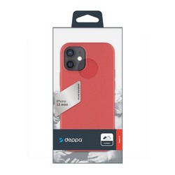 Чехол-накладка силикон Deppa Gel Color Case D-87761 для iPhone 12 mini (5.4") 1.0мм Красный