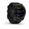 Умные часы Garmin Fenix 7X Sapphire Solar титановый черный DLC с силиконовым ремешком - фото 33240